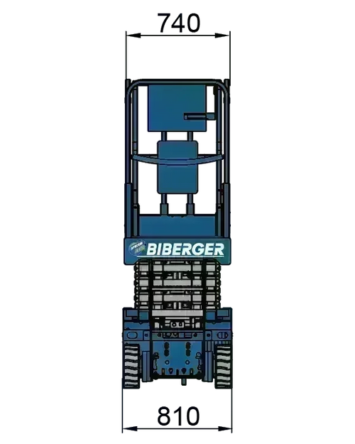 Scheren-Arbeitsbühne 8 Meter